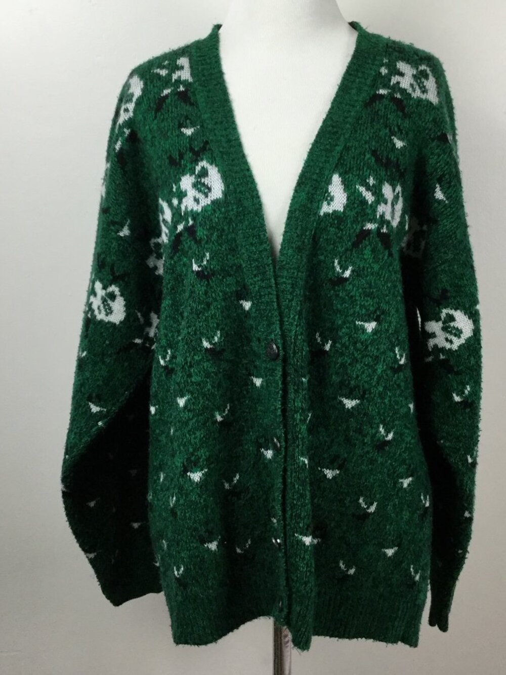 Vintage MIddelebrook Park Button Green Cardigan l